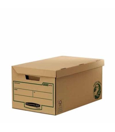 Containers d'archivage flip top maxi FSC x10 EARTH SERIES / FELLOWES