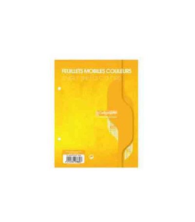 Feuillets mobiles A5 Seyes 100p 80g Calligraphe CLAIREFONTAINE jaune