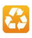 Chemise à rabat recyclée orange Forever EXACOMPTA 100% recyclée