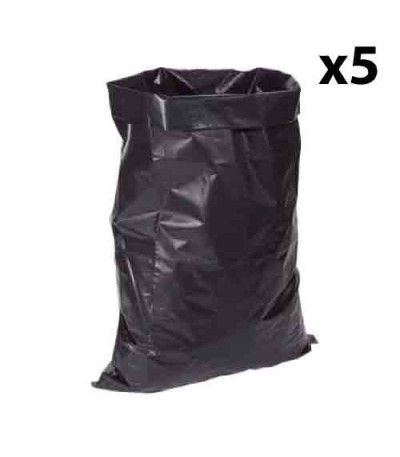 5 Rouleaux de 10 sacs poubelle 130 L