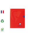 Cahier polypro piqué A5 seyes 96p 90g Rouge MIMESYS