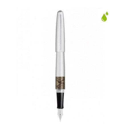Stylo plume rechargeable Collection Animal Python argent PILOT