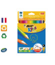 Crayons de couleur recyclés x18 Ecolutions Evolution BIC