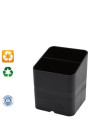 Pot à crayons recyclé ECOBlack Cube noir EXACOMPTA