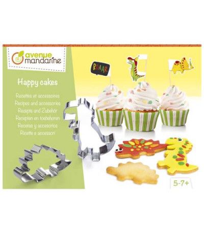 Boite créative Happy Cakes Dinosaures AVENUE MANDARINE AVENUE MANDARINE - 2