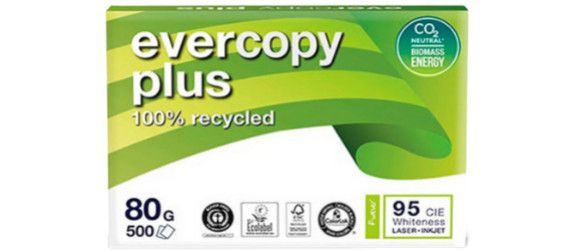 Papier EVERCOPY PLUS, un vrai papier recyclé fabriqué en France